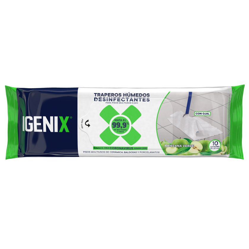 [LIM-TRA-PI-IGE-1] Trapero de piso Desinfectante Igenix 10 UN