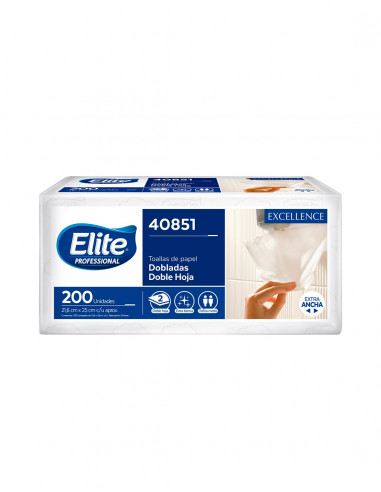 [PAP-ELI-INT-18X200M] Toalla Elite Interfoliada 18 X 200 D/H
